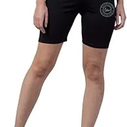 bluecon Women's Polyester High Waist Cycling Shorts/Under Dress/Athletic Shorts/Yoga Shorts Workout Running Compression Exercise Shorts-picture-28
