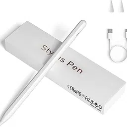 Stylus Pens for Touch Screens, Universal Fine Point iPad Pencil with Magnetic Adsorption Compatible with iPhone/iPad/Samsung/Android/Tablet & Other Touch Screens (White)-image-23