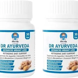 “DR AYURVEDA Herbal Weight Loss Capsules – 30 Count | Ayurvedic Fat Burner, Metabolism Booster & Appetite Support” (2)-image-75