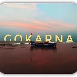 ISEE 360 Gokarna Fridge Magnet for Home KitchenRefrigerator Office Door Decorations | Wooden Travel Souvenir Gift L X H 3 X 3 Inch (Square)-picture-28