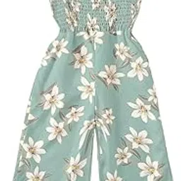 emblika Stylish Girls' Regular Fit Jumpsuit | All-Over Floral Print | Western Dresses | Strap Sleeve Jumpsuit | Girls Dungree | Printed Jumpsuit | Party Casual Wear Western Stylish Latest Collection-picture-44