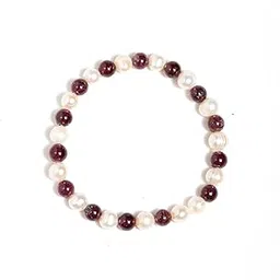 gempro Garnet and Pearl Gemstone Bracelet-picture-56