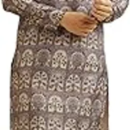 manyavar Men's Art Silk Printed Kurta Pyjama Set (2pcs)-picture-27