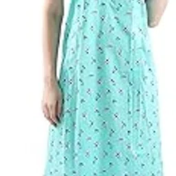 av2 Women's Cotton Floral Maxi Nighty image 1