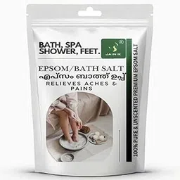 JAINIK Epsom Salt For Muscle Relief, Relieves Aches Pain,Bath salt for Relaxation,Refreshing Body,Joint Soreness and Tired Muscles,No Color Added 1000gm-picture-21
