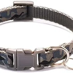Litvibes Cat Collar with Bell,Kitten and Small Dogs Soft Adjustable Collar,Safe,Breakaway for Cats and Puppies - Grey (CAMO Design) 14 x 2 x 1.5 Centimeters-picture-13