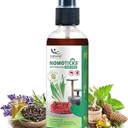 Natural Remedies Nomoticks Anti-Tick & Flea Home Spray, Kills Ticks & Fleas for Pet Beds, Furniture & Cracks, Fast-Drying, Non-Sticky, Daily Use, Natural Ingredients, Safe for Dogs, Cats & Pups, 100ml-picture-14
