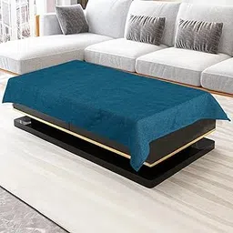 Homerz Premium Jute Center Table Cloth, Thick and Durable Jute Cloth, 2 Year Brand Guarantee (Teal, 36x54 inch- Center Table)-image-15