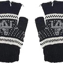 raaya Half Finger Gloves For Winter Wear For Girls And Boys-picture-63