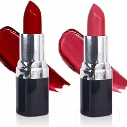 Barva Natural & Moisturising Lipsticks made using Clarified Butter, Kokum butter and Mineral Colours, 4.3g (Pack of 2) (Fuchsia 336 & Glory 415)-picture-48