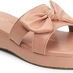 smart & sleek Women Fashion Butterfly Bow Band Slide Sandals-F25-picture-11