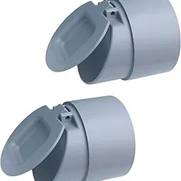 ESEKSAFAR 2pc 90mm Drain pipe cap,PVC Backflow Valve, Anti Rats Cockroaches, Hose Non Return Water Valve Use For 90mm / 9cm/ 3.54 inch Outer diameter pipe fitting-image-11
