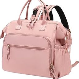 ATORSE Diaper Tote Bag Waterproof Shoulder Bag for Mom Carrying Bag Baby Diaper Bag Pink-picture-6