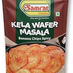 Samrat Kela Wafer Masala – Spicy & Crunchy Masala Banana Chips | Authentic Indian Snack | Ready-to-Eat | Perfect for Tea Time, Parties & Festivals (Pack of 2 (2 x 149g)) image 1