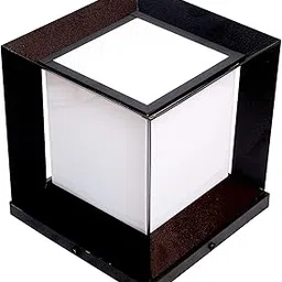 Modern Shape Gate Light for Home Outdoor Light Pillar Light Garden Light (Black)-picture-14