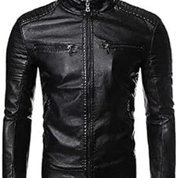 a1 skin fashion Leather Bikers Jacket for Men's (Size : XS to 2XL)-picture-52