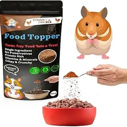 Magical Hamster Food Topper || Joy of Best Taste || Gourmet Chicken Flavour || Grain Free & Protein Rich || Super Energy Food || 50g-image-0