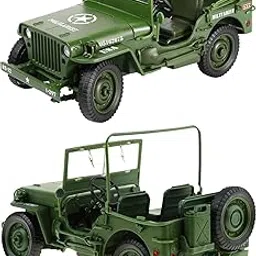 Magicwand Adult 1:18 Scale Die-Cast [Willlys Tactical Jeeep] With Openable Bonnet,Roof,Front Windscreen & Working Steering [Pack Of 1]-picture-32
