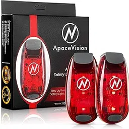 LED Safety Light (2 Pack) + FREE Bonuses | Clip On Strobe/Running Lights for Runners, Dogs, Bike, Walking | The Best High Visibility Accessories for Your Reflective Gear, Bicycle etc |-picture-16