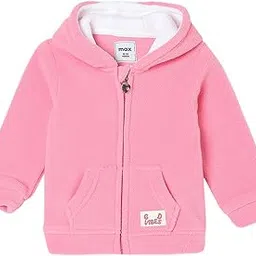 Max Girls Solid Hooded Sweatshirt-picture-70