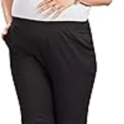 mama & bebe Women's Maternity Pant with Adjustable Elastic Waist for Pregnancy-picture-15