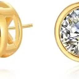 uspto Moissanite Earring Gold Pure Best D Color vvs1 Claity मोइसानाइट डायमंड इयररिंग AAA+++ Quality Hire Stone Original Certified Sone ka Tops Diamond Heere Mojonight Stone हीरा रत्न ओरिजिनल-picture-15