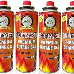 Steel Creations Camping Gas Cylinder 4 X 310g each Butane Gas Can - For Camping Stove High Pressure- ButaneGas Refill -Flame Portable Liquefied - Butane Gas Canister Pack of 4-picture-26
