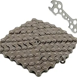 Bicycle BMX/Road/MTB Chain 116 Links, 1/2" X 3/32" (Grey)-picture-45
