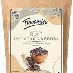 Flavourica 100% Certified Organic Rai (Mustard Seeds - Black) - 200 Grams-picture-25