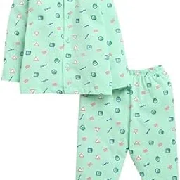 bumzee Baby Boys Cotton Full Sleeves Jabla & Pyjama Set-picture-43