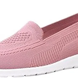 carl vinson Comfortable Woven Cloth Shoes for Women – Soft Sole, Breathable, Perfect for Middle-Aged & Mothers| 38 | Pink-picture-46
