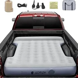 GOTIDY Truck Bed Air Mattress for Full Size 6‘-6’5 Short beds - Inflatable Truck Bed Mattresses for Short Truck Beds with Wireless Rechargeable Pump-image-44