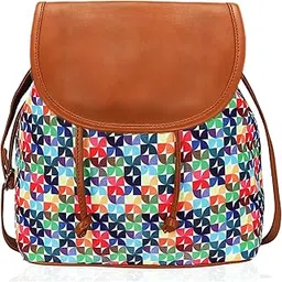 kleio Jacquard Sling Bag for Women | Spacious, Durable, and Waterproof Bag for Girls | Crossbody Summer Bag with Polyester Lining for College, Everyday Use and Travel-picture-11