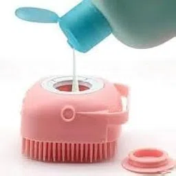 Silicone Body Scrubber, Soft Bath Exfoliating Brush, Pink Shower Massage Tool for Gentle Cleansing and Skin Care-picture-48