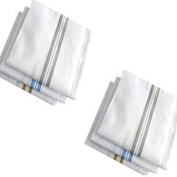 penyan White Cotton Gents Men Hanky Handkerchief (Full Size)-picture-24