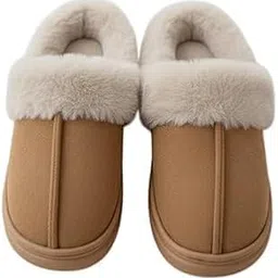 famwrapz Unisex Warm Winter Slippers Flip Flops Men Women Fashion Fur Slip on for House and Bedroom Slides & Home Indoor-picture-46