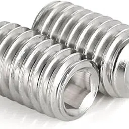 #6-32 x 3/16" Grub Screws Internal Hex Head Allen Drive Cup Point Screws with Hex Key Wrench, 304 Stainless Steel, 50 PCS-picture-35