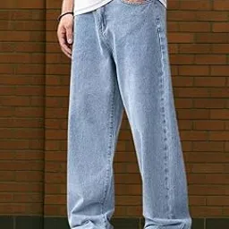 dyene Boot-Leg Mid Rise Light Blue Men Denim Jeans-picture-16