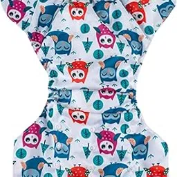 Gigglyfy Baby Cloth Diapers For New Born Babies High Absorbent Free Size Washable & Reusable Quick Dry White-picture-14