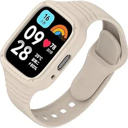 YODI Soft Silicone Classic Strap Bands for Redmi Watch 3 Active Smart Watch Only, 360º Shock-Proof, Comfort and Flexible Straps for Men Women and Boys & Girl (Starlight)-picture-29