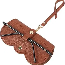 club bollywood Sunglasses Bag Holder Trendy Eyeglasses Storage Box for Street Camping Brown | Vision Care | Eyeglass Cases-picture-19