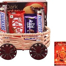 SFU E Com Crunchy Blast With Choco Fills | Diwali Chocolate Gift | Premium Diwali Greeting Card with Chocolate Hamper | Chocolate Gift Hamper | 1433-image-98