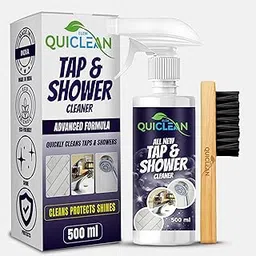 Tap & Shower Cleaner For Bathroom Fittings 500ML | Lime Scale Remover & Tap Cleaner For Bathroom | Hard Water Stain Remover For Taps, Showers & Tiles | Bathroom Descaler Spray-picture-15