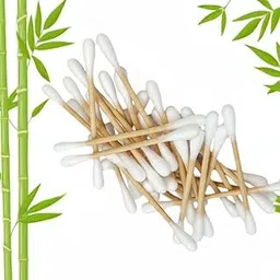 Cotton Buds, Pure Cotton Tips, Strong Bamboo Sticks, Untouched by Hands, GMP Certified, 1 Pack-picture-10