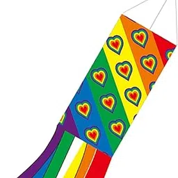 Hanging Windsock Reliable Tassel Multicolor Durable for Home Decor Style A-picture-14