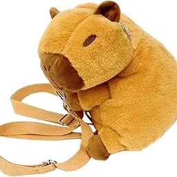 shopora Capybara Backpack Lightweight Funny Soft Lovely Practical Stuffed Animal Bag | Womens Handbags & Bags-picture-32
