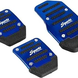 Autofetch Non-Slip Manual XB-373 Car Pedals Kit Sports Pad Covers (Set of 3) (Blue) for Ford New Eco Sport-picture-64