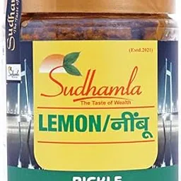 Sudhamla Khatta Nimbu Ka Achaar - 100 gm | Handmade Sweet and Sour Lemon Pickle | Made with Mustard Oil and Mixed Spices | Authentic Traditional Flavor | No Preservatives | Homemade Recipe & Taste-picture-34