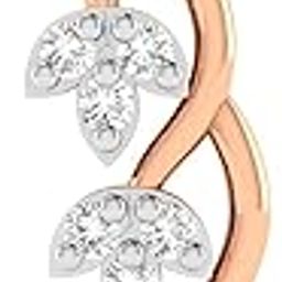 avsar 18k (750) Rose Gold and Diamond Pendant for Women-picture-9