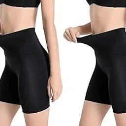 ecomnewgen High Waisted Premium Shapewear Body Shaper Shorts Tummy Tucker Control Thigh Slimming Body Shaper for Women-picture-36